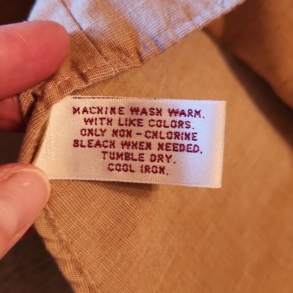 Etienne Aigner Long Sleeve Button Up Dress Shirt, Neck 15.5, Brown - Picture 8 of 8